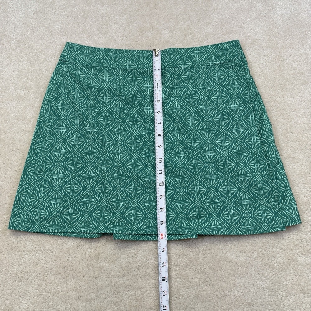 RipSkirt Hawaii Skirt Womens Medium Green Batik Print Wrap Length 1 - Picture 2 of 7
